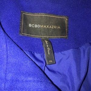 BCBG Maxazria Blue Coat. Size XS